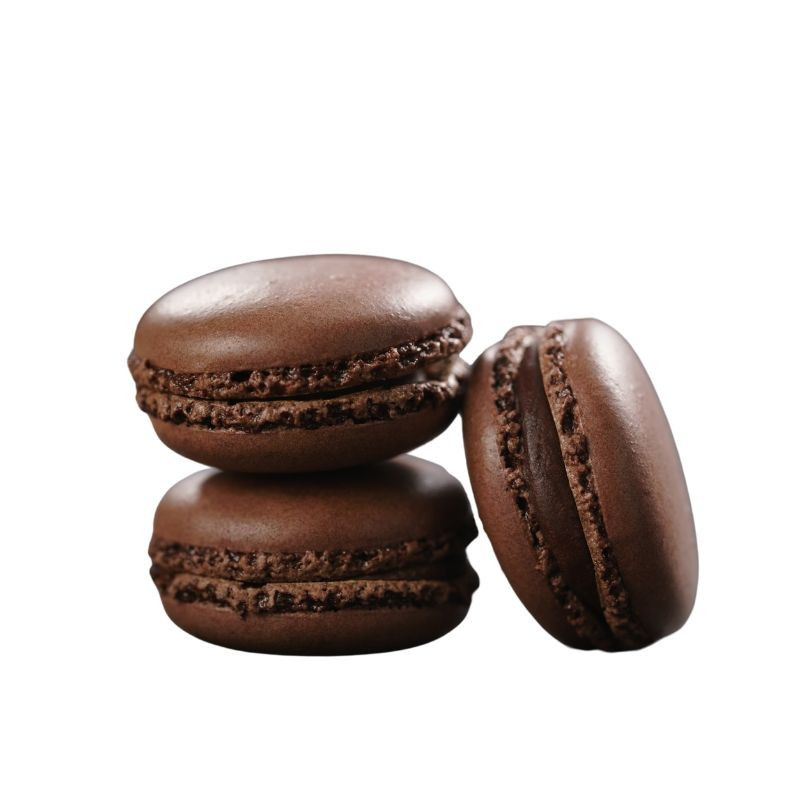 Mini macaron saveur chocolat
