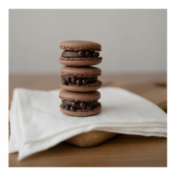 Mini macaron saveur chocolat