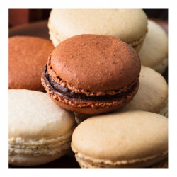 Mini macaron saveur chocolat